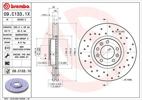 Magneti Marelli 360406176802 - Əyləc Diski furqanavto.az