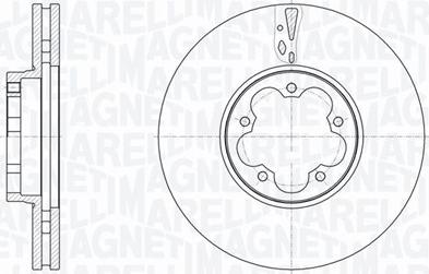 Magneti Marelli 361302040663 - Əyləc Diski furqanavto.az