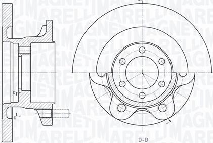 Magneti Marelli 361302040157 - Əyləc Diski furqanavto.az