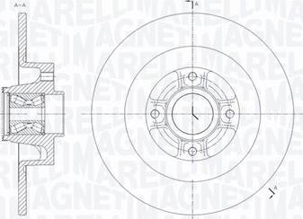 Magneti Marelli 361302040820 - Əyləc Diski furqanavto.az