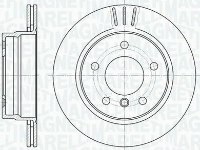 Magneti Marelli 361302040394 - Əyləc Diski furqanavto.az