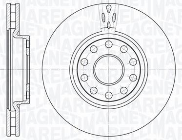 Magneti Marelli 361302040354 - Əyləc Diski furqanavto.az