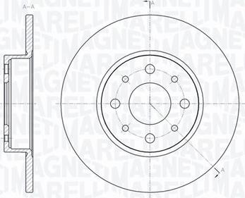 Magneti Marelli 361302040357 - Əyləc Diski furqanavto.az