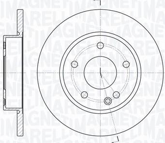 Magneti Marelli 361302040257 - Əyləc Diski furqanavto.az