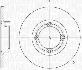 Magneti Marelli 361302040267 - Əyləc Diski furqanavto.az