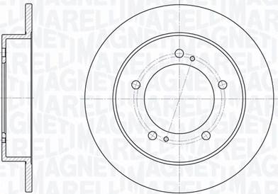 Magneti Marelli 361302040209 - Əyləc Diski furqanavto.az