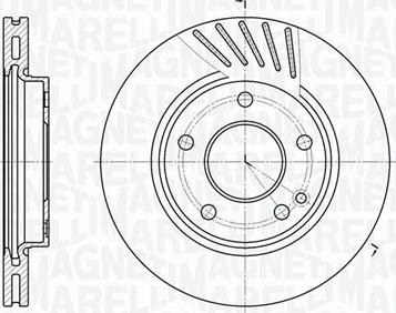 Magneti Marelli 361302040214 - Əyləc Diski furqanavto.az