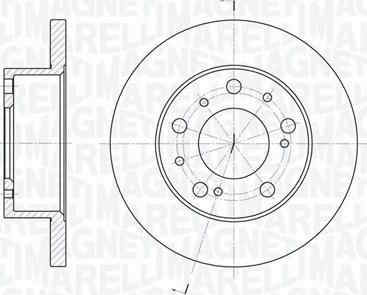 Magneti Marelli 361302040211 - Əyləc Diski furqanavto.az