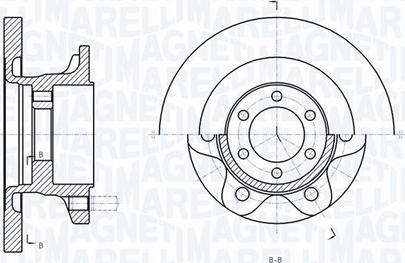 Magneti Marelli 361302040289 - Əyləc Diski furqanavto.az