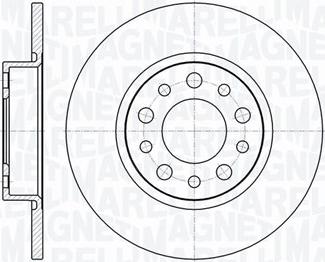 Magneti Marelli 361302040285 - Əyləc Diski furqanavto.az