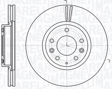 Magneti Marelli 361302040754 - Əyləc Diski furqanavto.az