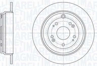 Magneti Marelli 361302040709 - Əyləc Diski furqanavto.az