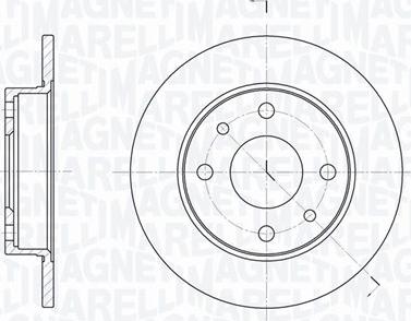 Magneti Marelli 361302040700 - Əyləc Diski furqanavto.az