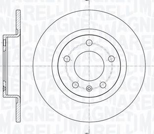 Magneti Marelli 361302040734 - Əyləc Diski furqanavto.az