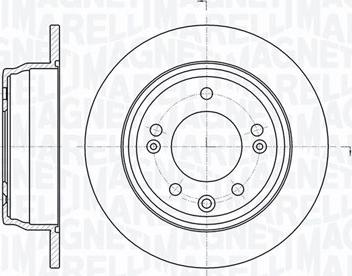 Magneti Marelli 361302040726 - Əyləc Diski furqanavto.az