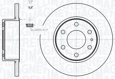 Magneti Marelli 361302040728 - Əyləc Diski furqanavto.az