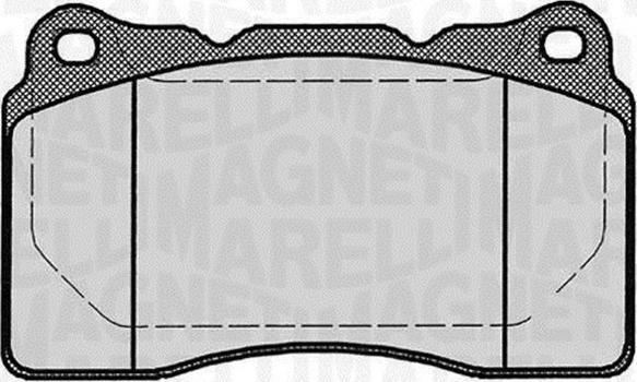 Magneti Marelli 363916060499 - Əyləc altlığı dəsti, əyləc diski furqanavto.az