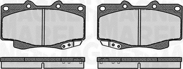 Magneti Marelli 363916060495 - Əyləc altlığı dəsti, əyləc diski furqanavto.az