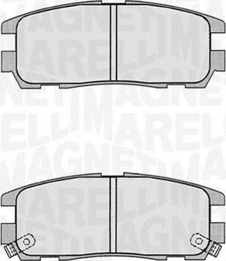 Magneti Marelli 363916060497 - Əyləc altlığı dəsti, əyləc diski furqanavto.az