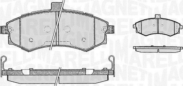 Magneti Marelli 363916060469 - Əyləc altlığı dəsti, əyləc diski furqanavto.az