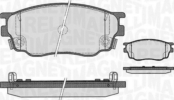 Magneti Marelli 363916060465 - Əyləc altlığı dəsti, əyləc diski furqanavto.az