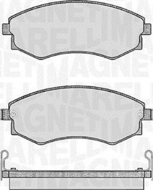 Magneti Marelli 363916060467 - Əyləc altlığı dəsti, əyləc diski furqanavto.az