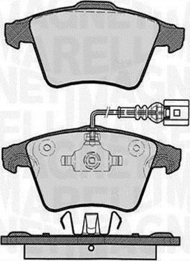 Magneti Marelli 363916060414 - Əyləc altlığı dəsti, əyləc diski furqanavto.az