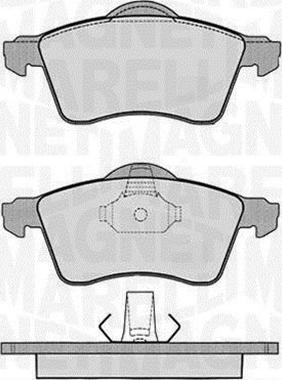 Magneti Marelli 363916060418 - Əyləc altlığı dəsti, əyləc diski furqanavto.az