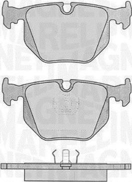 Magneti Marelli 363916060485 - Əyləc altlığı dəsti, əyləc diski furqanavto.az