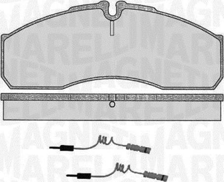 Magneti Marelli 363916060481 - Əyləc altlığı dəsti, əyləc diski furqanavto.az