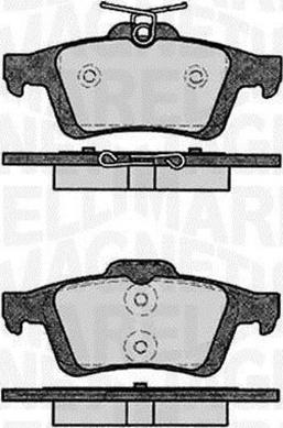 Magneti Marelli 363916060431 - Əyləc altlığı dəsti, əyləc diski furqanavto.az