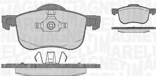 Magneti Marelli 363916060422 - Əyləc altlığı dəsti, əyləc diski furqanavto.az