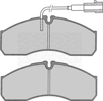 Magneti Marelli 363916060479 - Əyləc altlığı dəsti, əyləc diski furqanavto.az