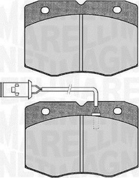 Magneti Marelli 363916060475 - Əyləc altlığı dəsti, əyləc diski furqanavto.az