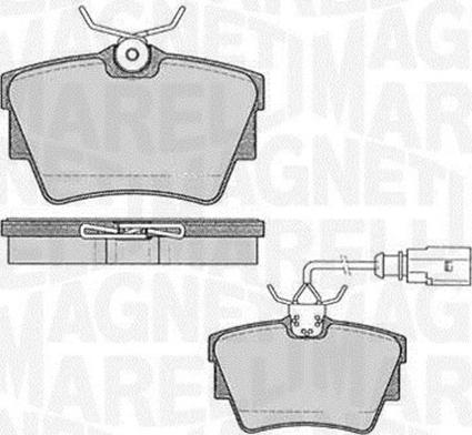 Magneti Marelli 363916060541 - Əyləc altlığı dəsti, əyləc diski furqanavto.az