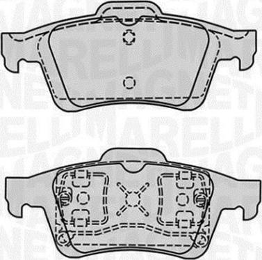 Magneti Marelli 363916060569 - Əyləc altlığı dəsti, əyləc diski furqanavto.az