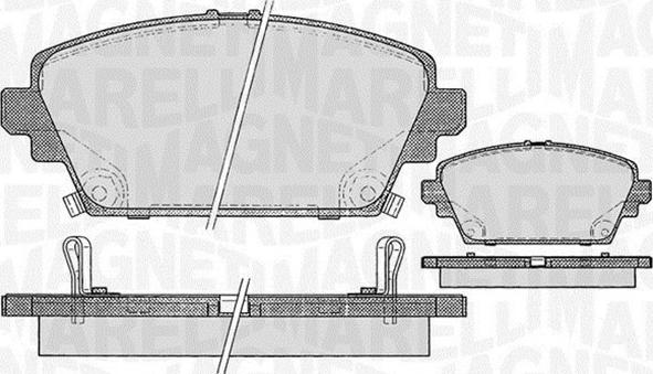 Magneti Marelli 363916060567 - Əyləc altlığı dəsti, əyləc diski furqanavto.az