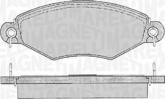 Magneti Marelli 363916060512 - Əyləc altlığı dəsti, əyləc diski furqanavto.az