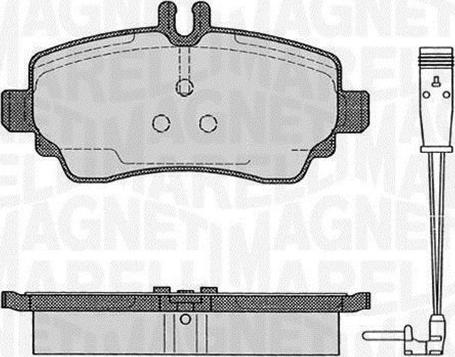 Magneti Marelli 363916060517 - Əyləc altlığı dəsti, əyləc diski furqanavto.az