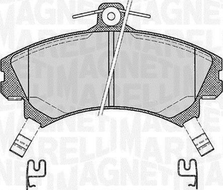 Magneti Marelli 363916060521 - Əyləc altlığı dəsti, əyləc diski furqanavto.az