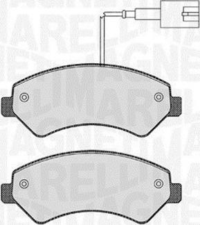 Magneti Marelli 363916060643 - Əyləc altlığı dəsti, əyləc diski furqanavto.az