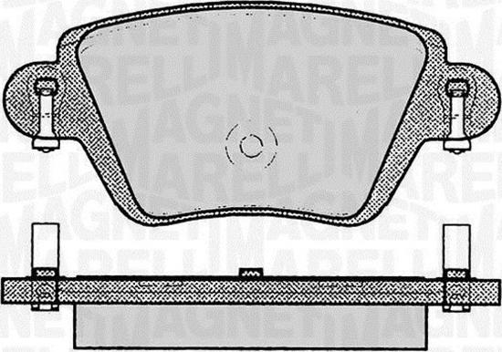 Magneti Marelli 363916060613 - Əyləc altlığı dəsti, əyləc diski furqanavto.az