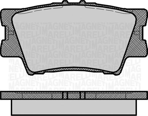 Magneti Marelli 363916060633 - Əyləc altlığı dəsti, əyləc diski furqanavto.az