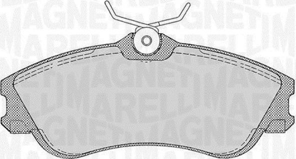 Magneti Marelli 363916060199 - Əyləc altlığı dəsti, əyləc diski furqanavto.az