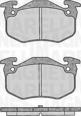 Magneti Marelli 363916060197 - Əyləc altlığı dəsti, əyləc diski furqanavto.az