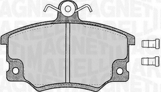 Magneti Marelli 363916060105 - Əyləc altlığı dəsti, əyləc diski furqanavto.az