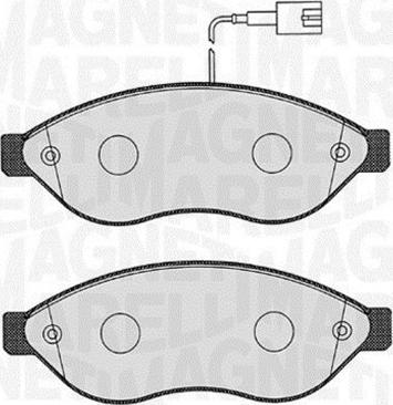 Magneti Marelli 363916060189 - Əyləc altlığı dəsti, əyləc diski furqanavto.az