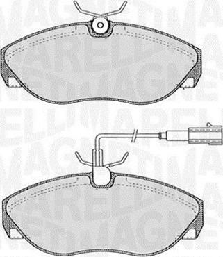 Magneti Marelli 363916060183 - Əyləc altlığı dəsti, əyləc diski furqanavto.az