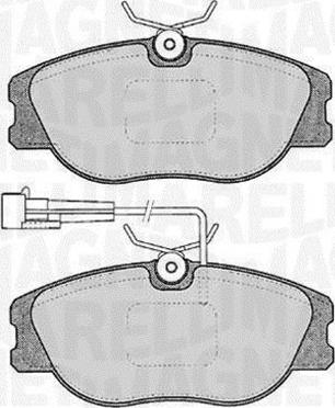 Magneti Marelli 363916060122 - Əyləc altlığı dəsti, əyləc diski furqanavto.az