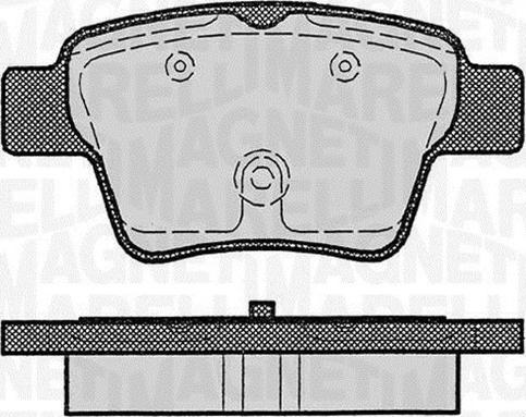 Magneti Marelli 363916060179 - Əyləc altlığı dəsti, əyləc diski furqanavto.az